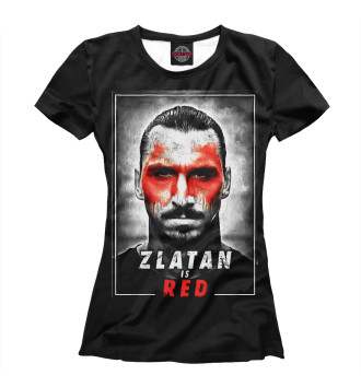 Футболка Zlatan is Red