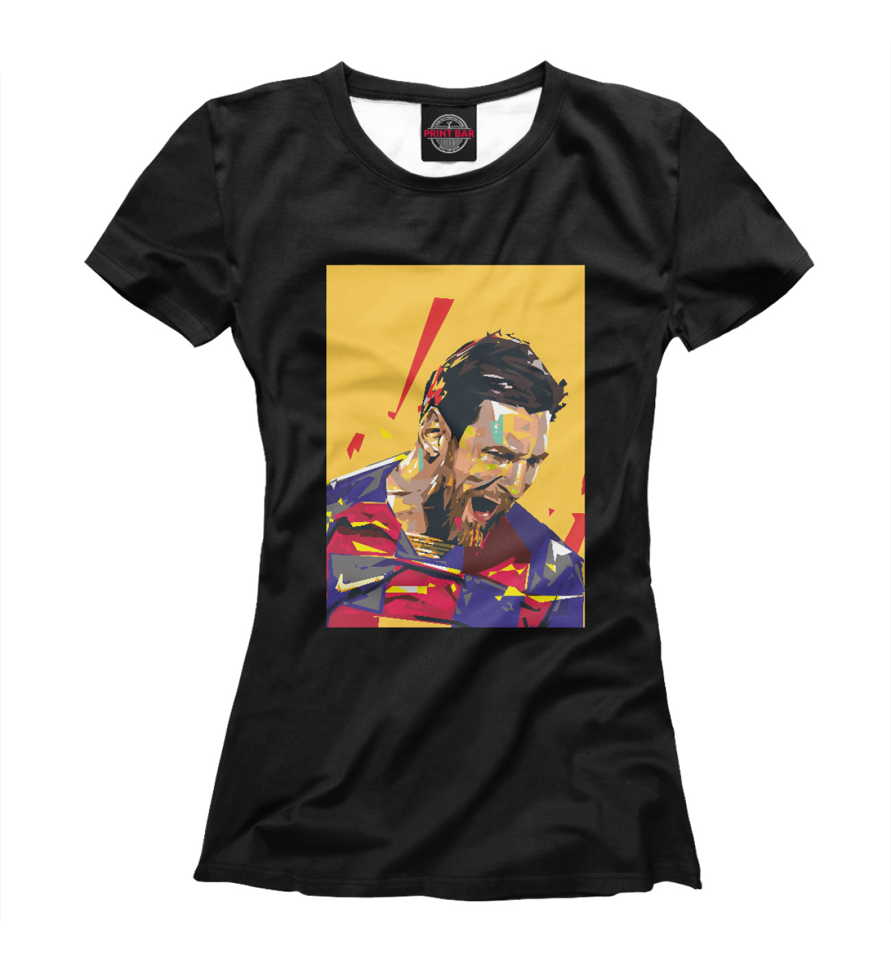 Женская Футболка Messi, артикул: BAR-603831-fut-1