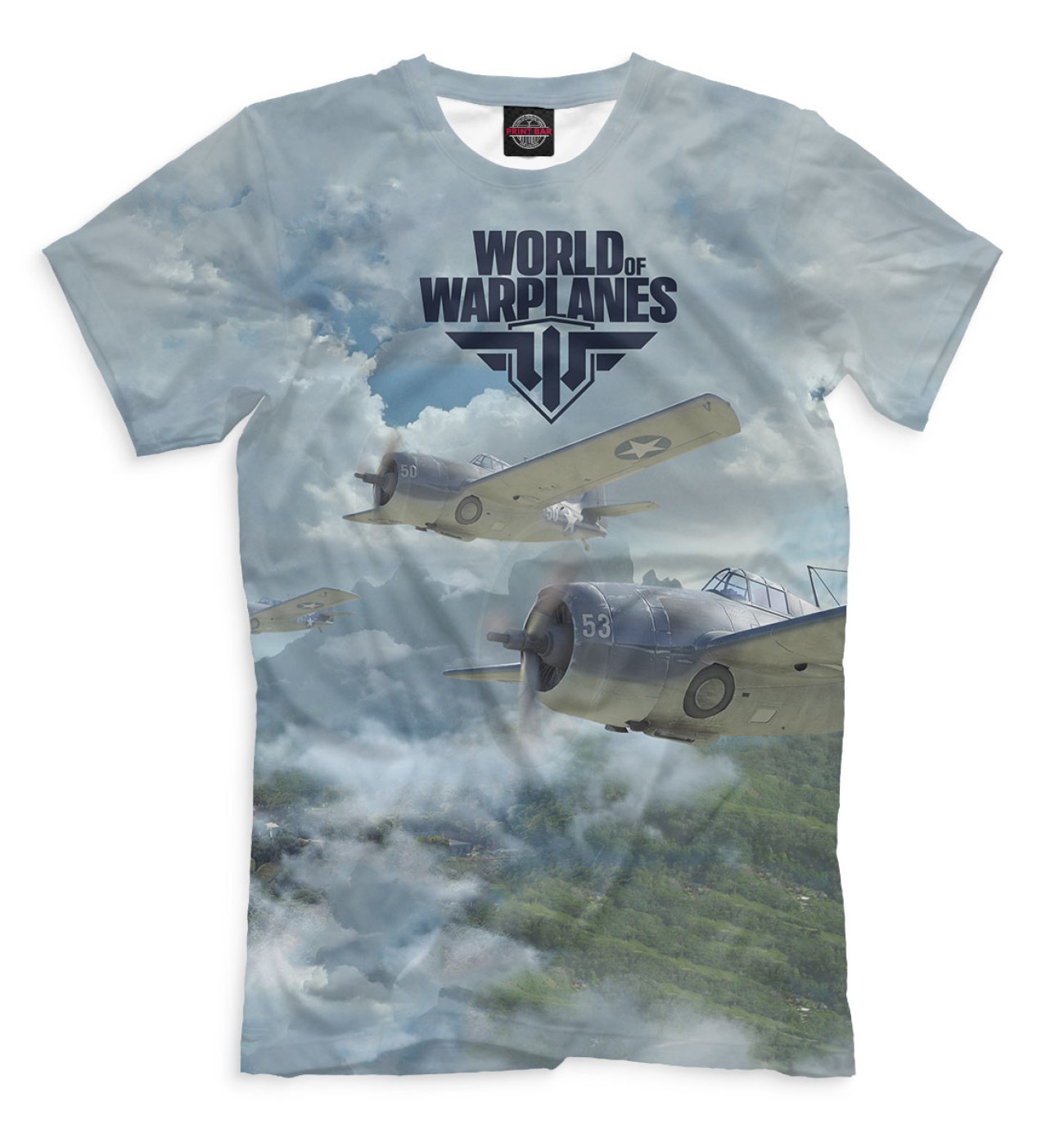 Мужская Футболка World of Warplanes, артикул: WOP-689577-fut-2