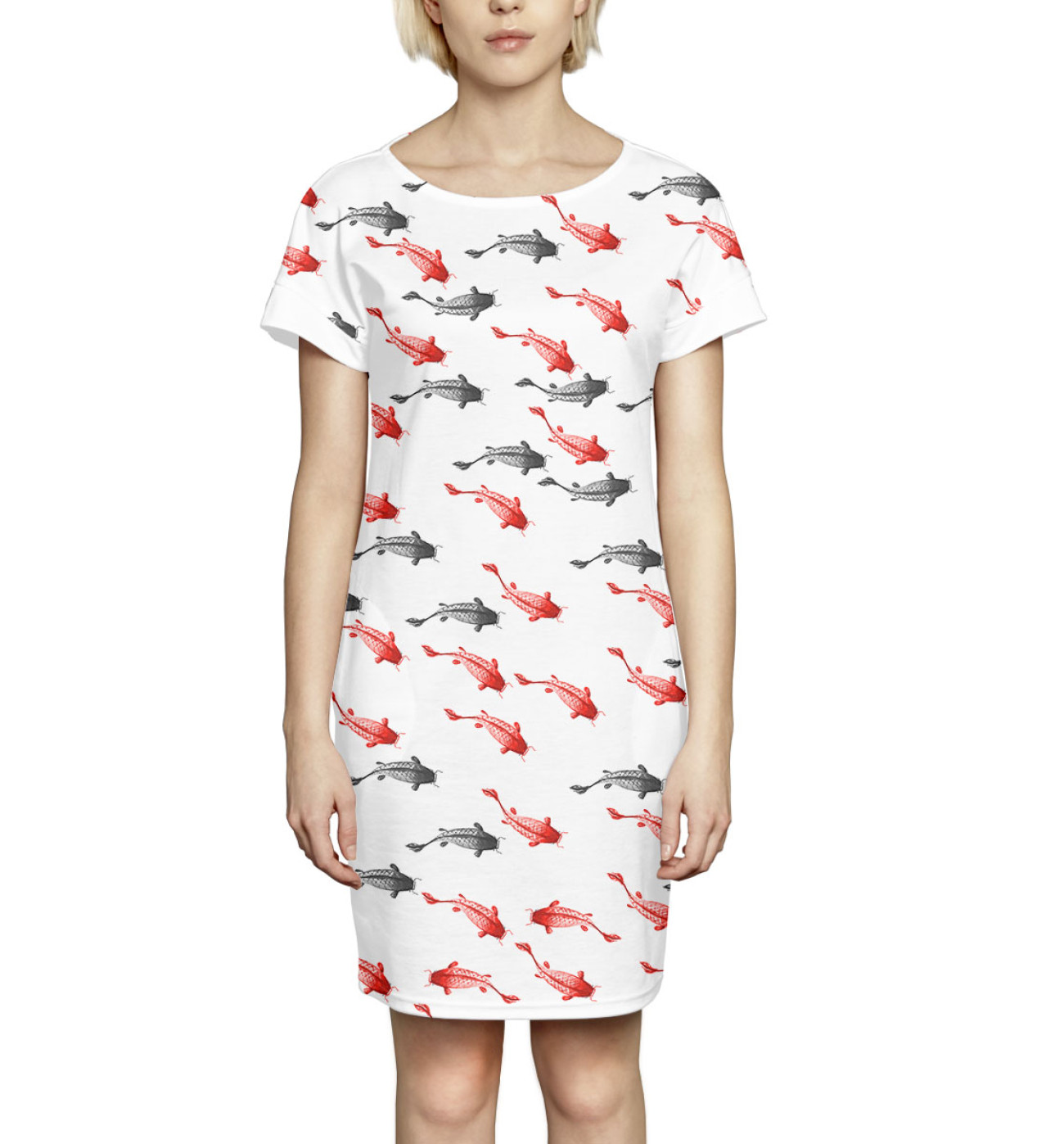 Женское Платье летнее Рыба, артикул: NWT-906539-pkr-1