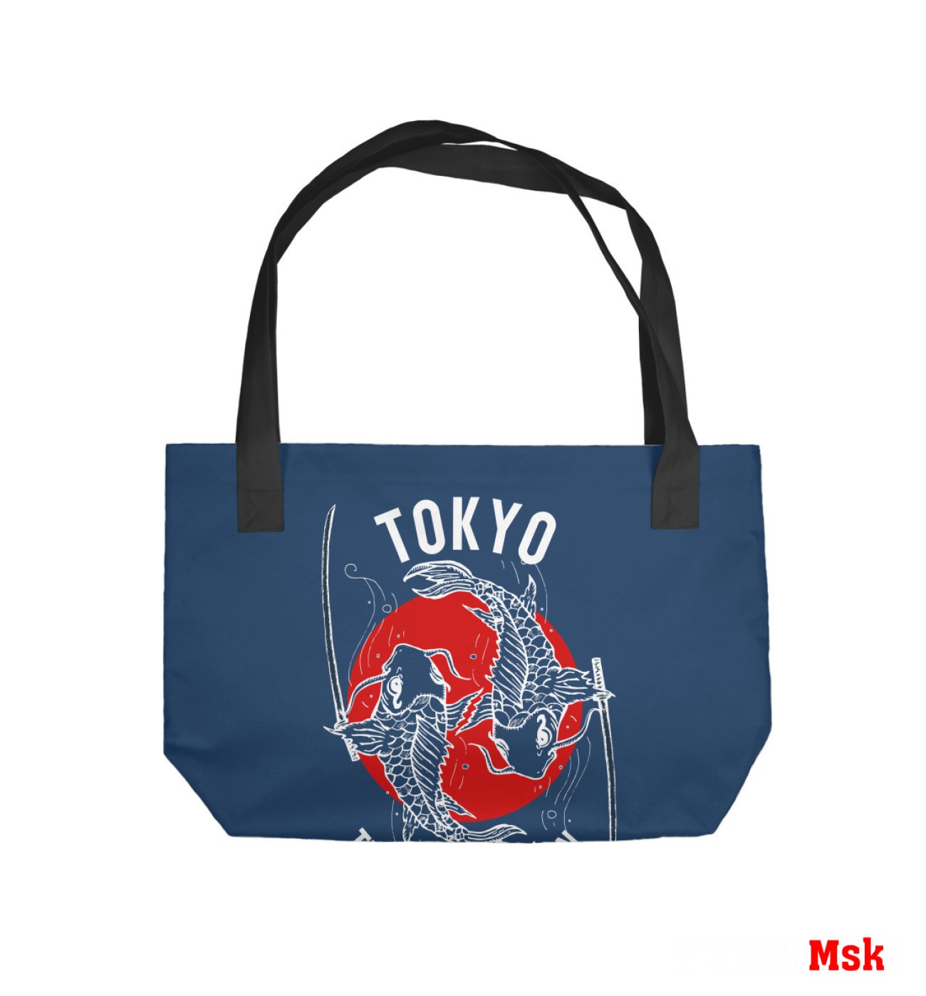 Пляжная сумка Tokyo. Travel to Japan, артикул: JPN-722531-sup