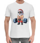 Мужская Хлопковая футболка Power Santa, артикул: DMZ-674916-hfu-2, фото 1
