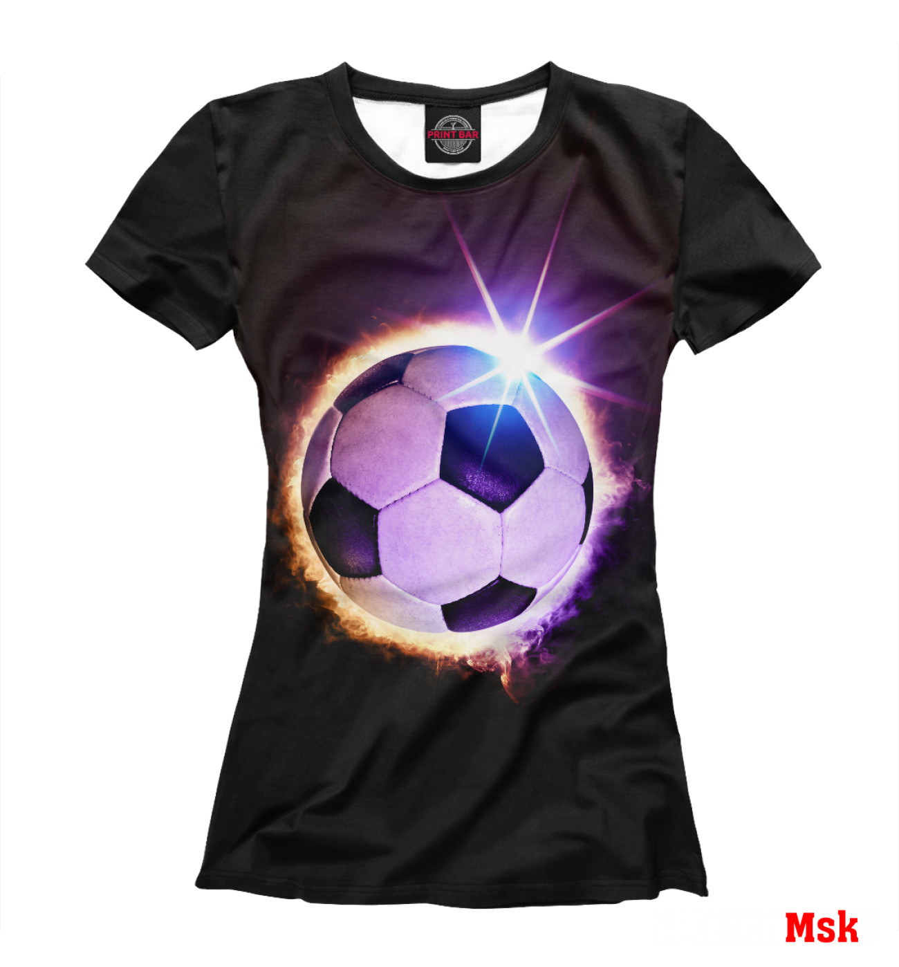 Женская Футболка Победный мяч, артикул: FTO-366777-fut-1