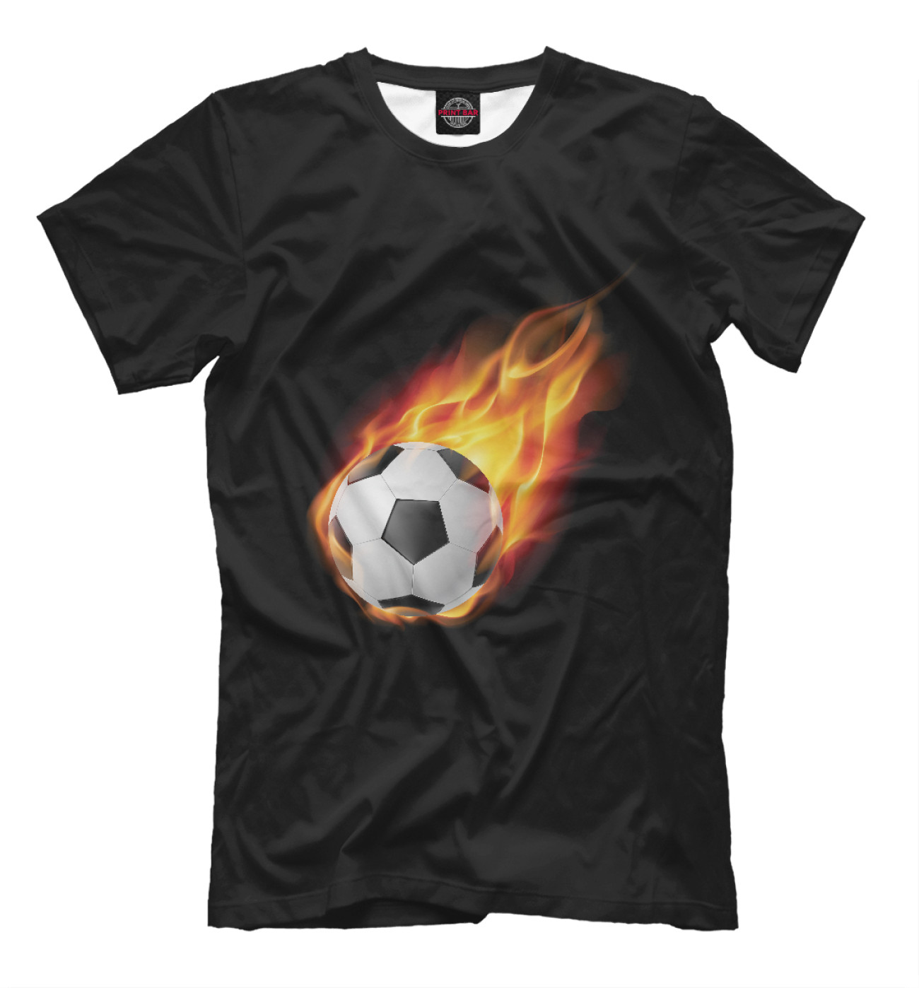 Мужская Футболка Огненный мяч, артикул: FTO-427023-fut-2