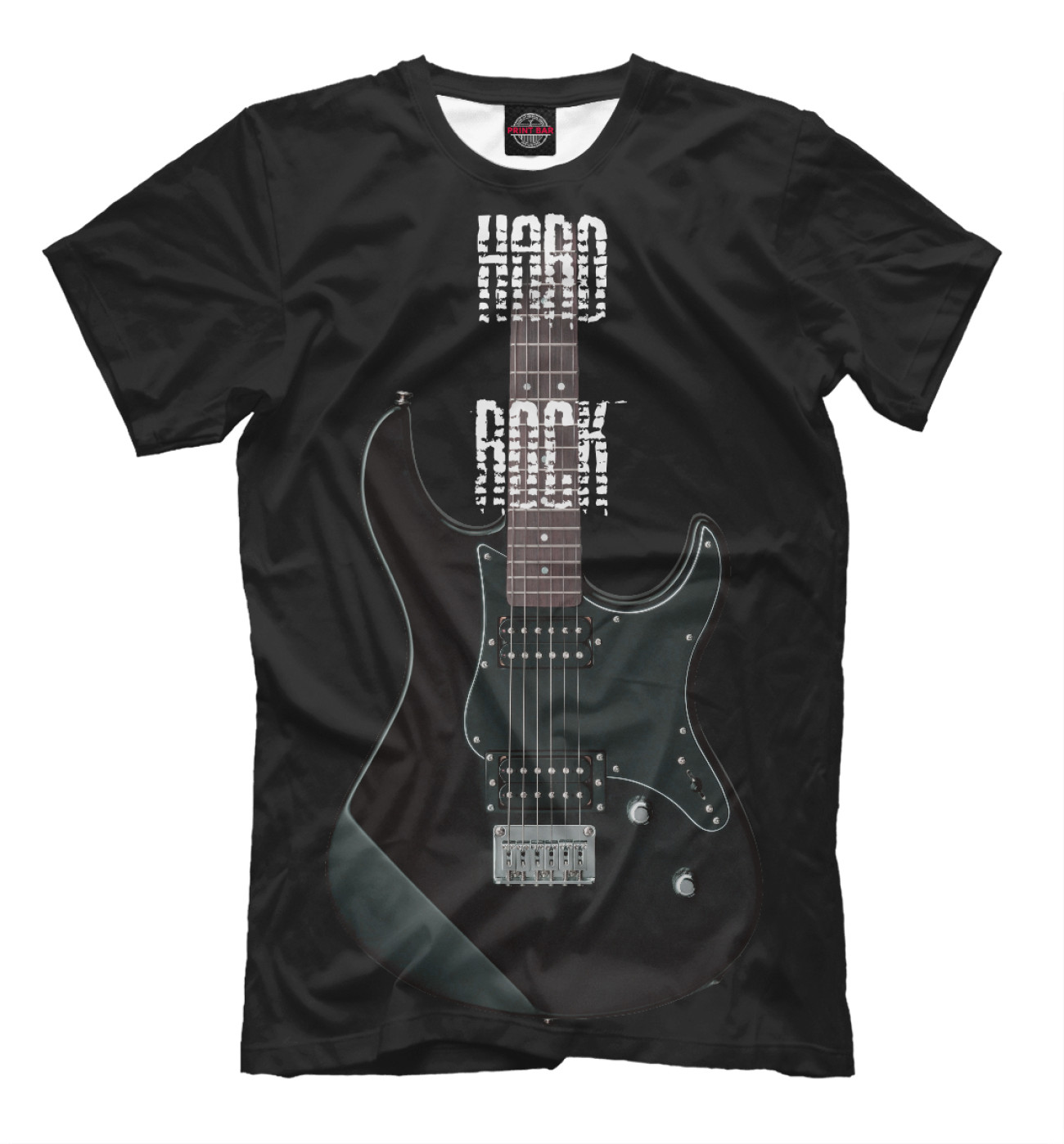 Мужская Футболка Hard Rock гитара, артикул: MZK-961620-fut-2