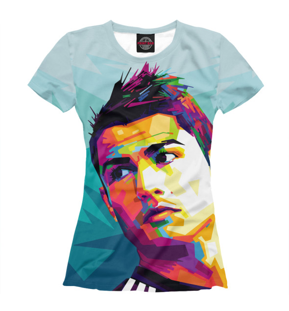 Женская Футболка Cristiano Ronaldo, артикул: FTO-161528-fut-1