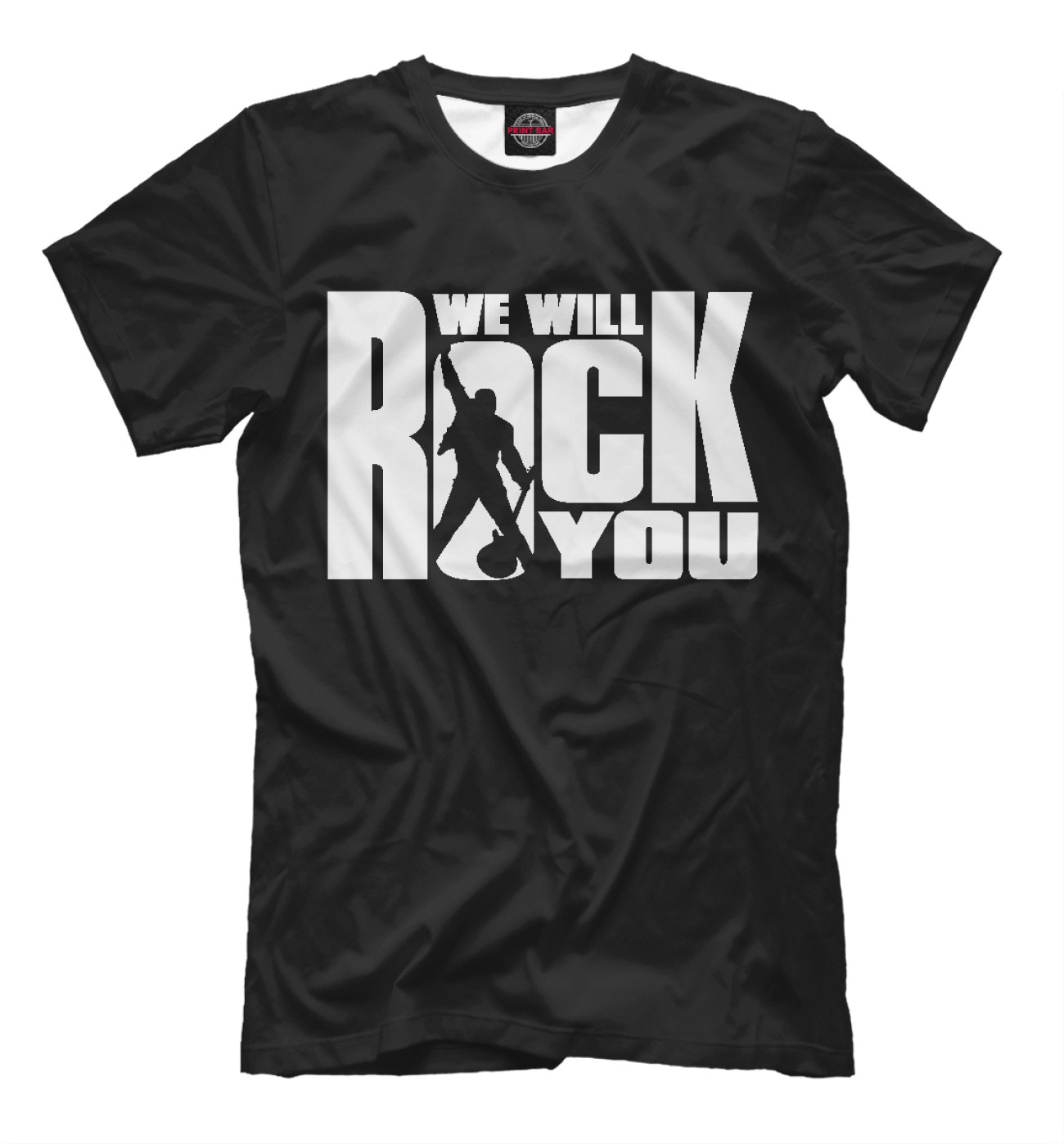Мужская Футболка We Will Rock You, артикул: BHR-438569-fut-2