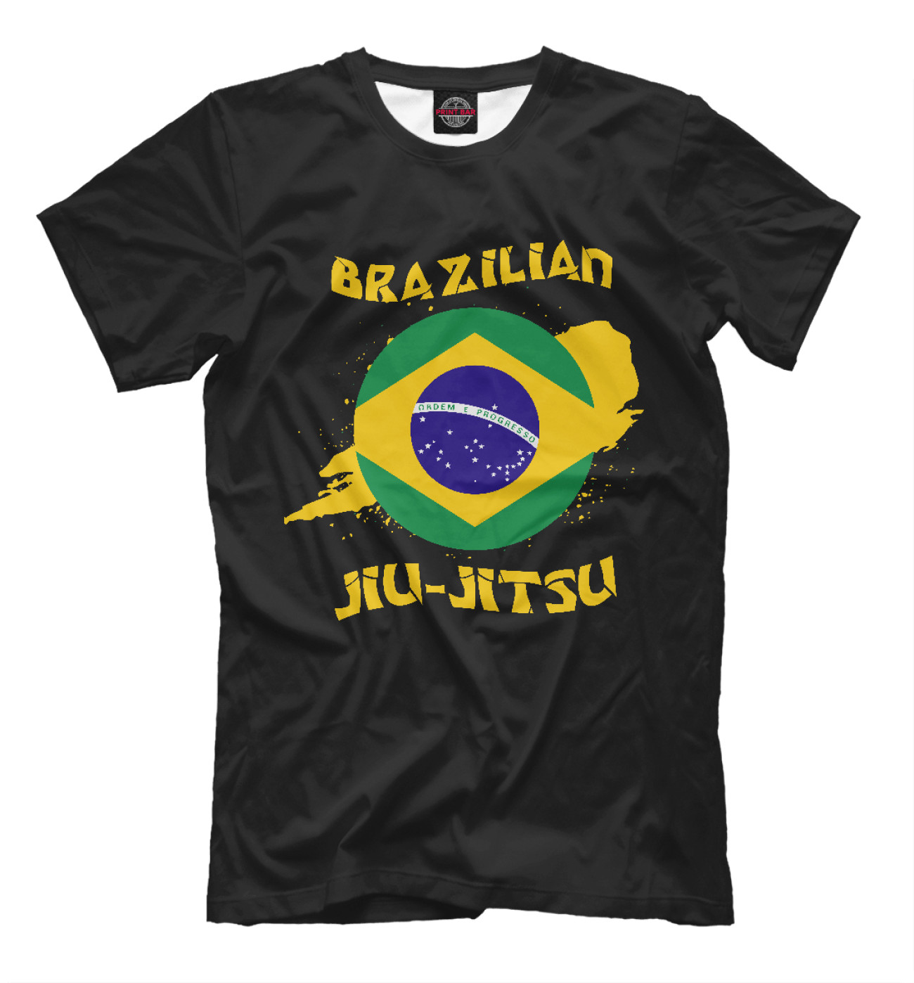 Мужская Футболка Бразильское джиу-джитсу, артикул: EDI-680613-fut-2