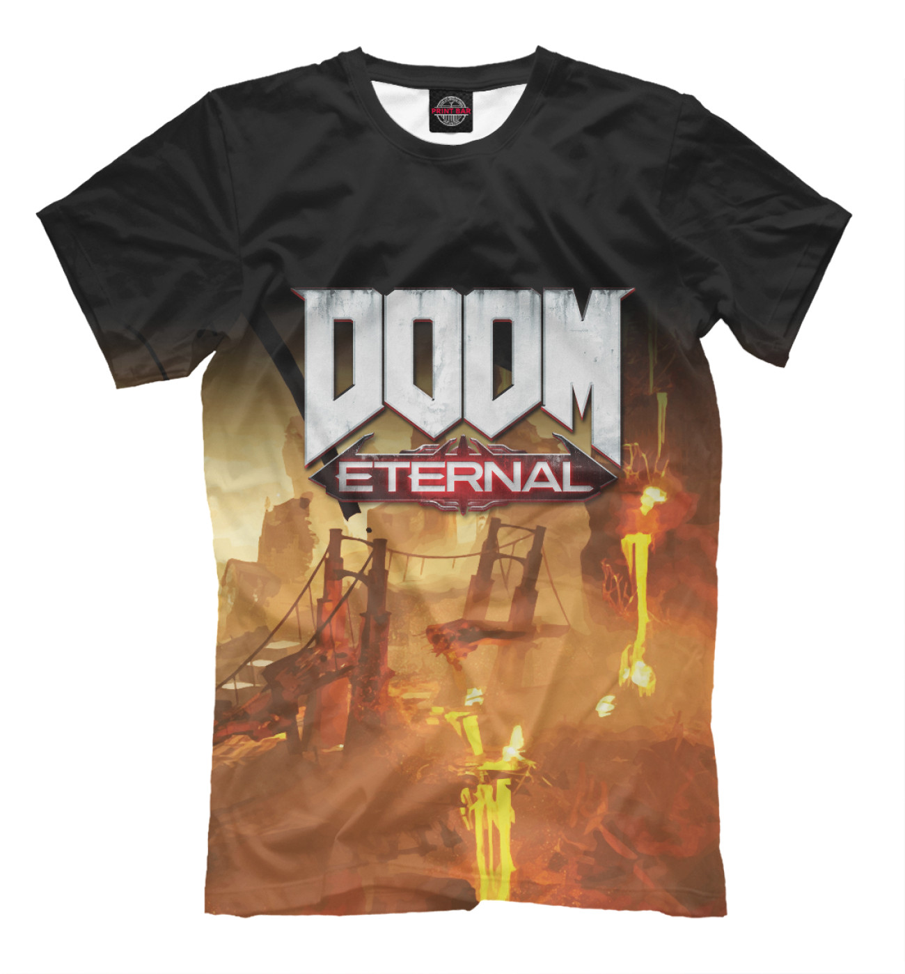 Мужская Футболка Doom Eternal, артикул: RPG-328826-fut-2