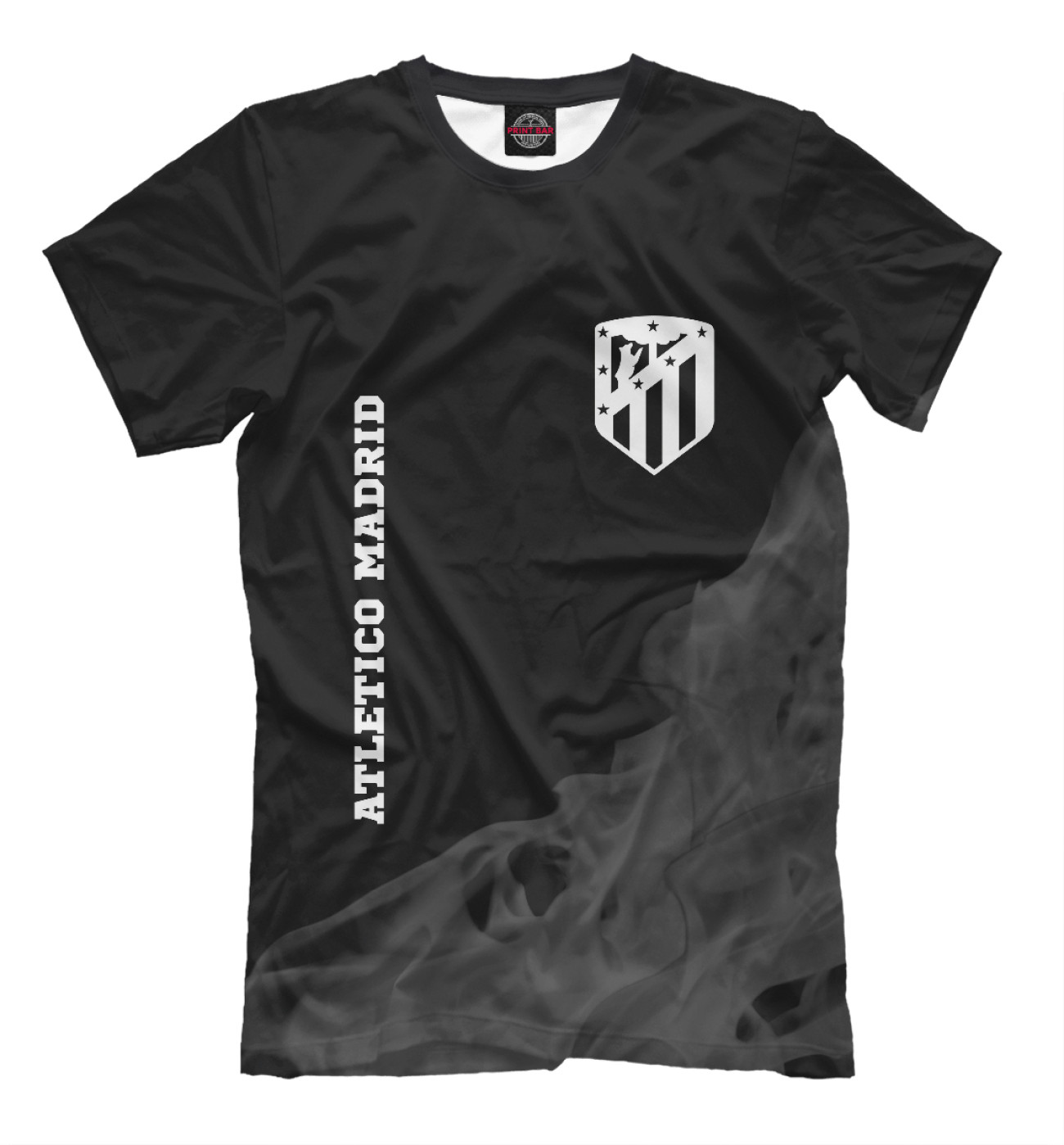 Мужская Футболка Atletico Madrid Sport Black, артикул: ATL-518015-fut-2