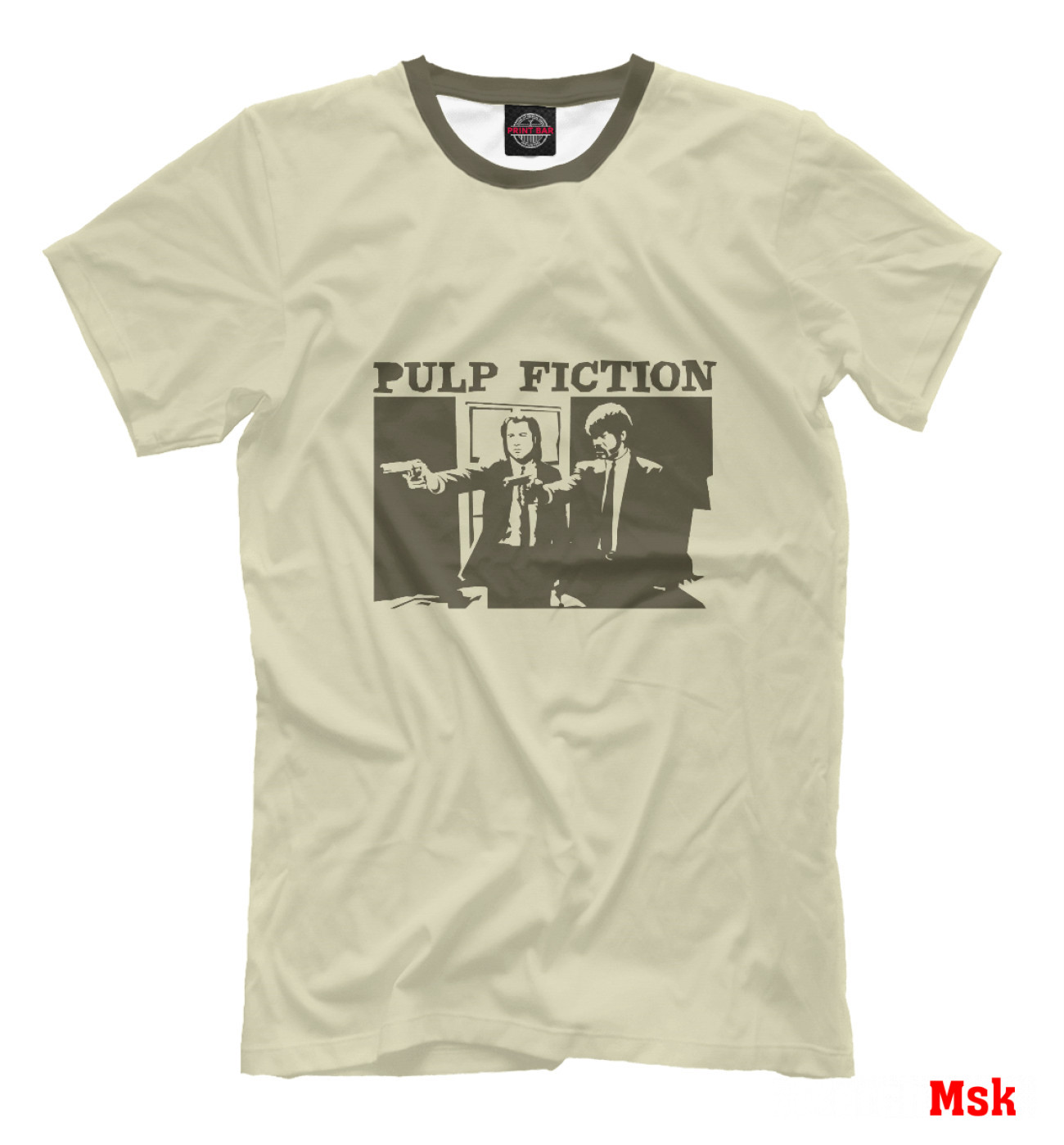 Мужская Футболка Pulp Fiction, артикул: KML-218547-fut-2
