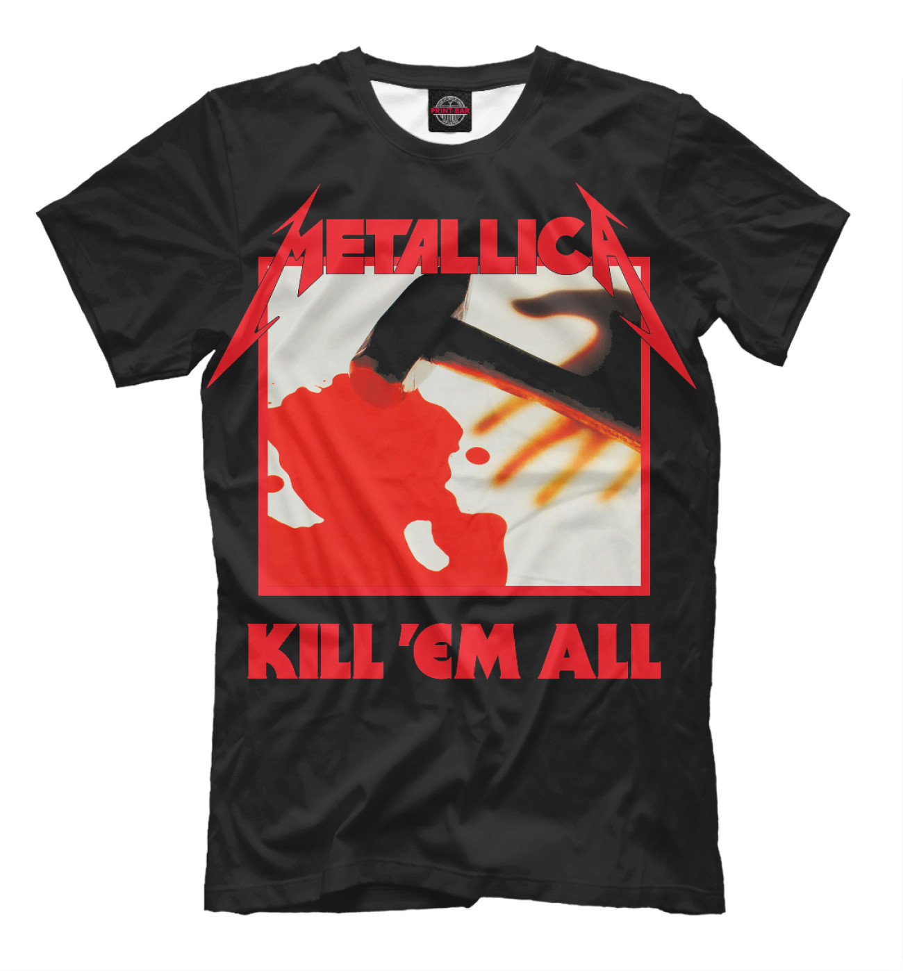 Мужская Футболка Metallica Kill ’Em All, артикул: MET-418679-fut-2