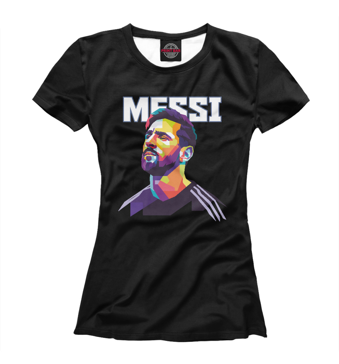 Женская Футболка Messi, артикул: BAR-846095-fut-1