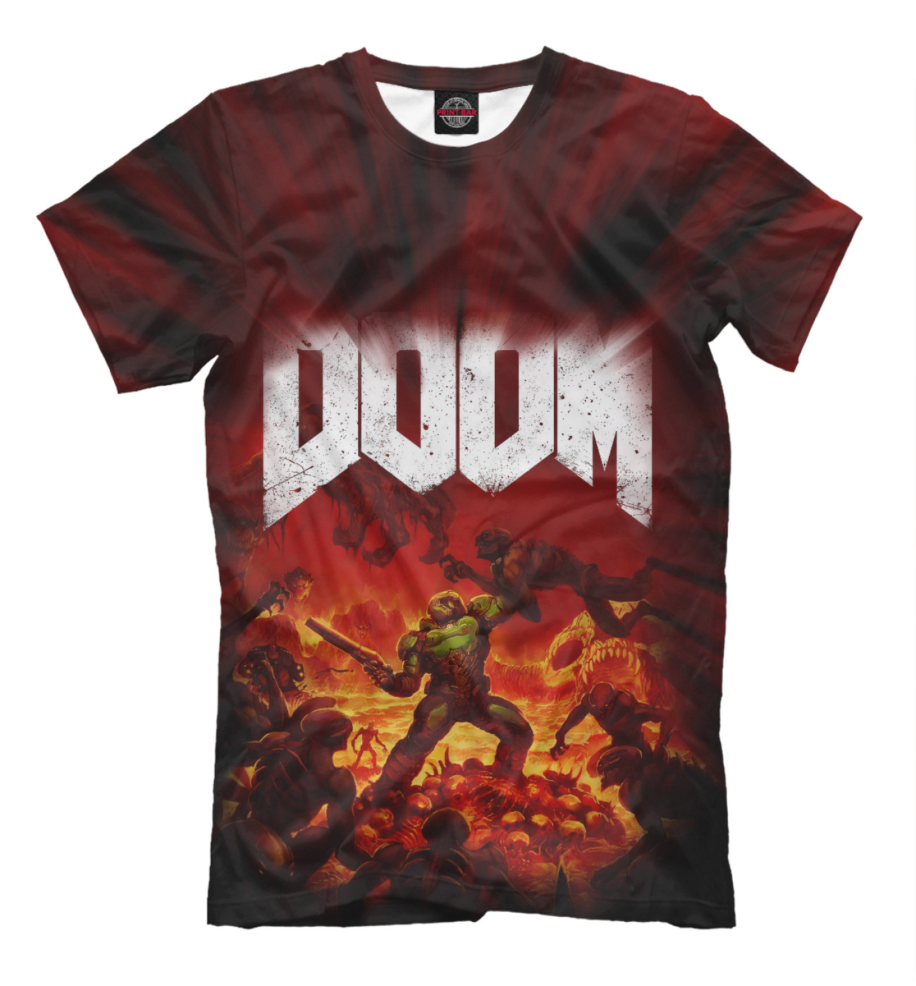Мужская Футболка Doom 2016, артикул: RPG-380416-fut-2