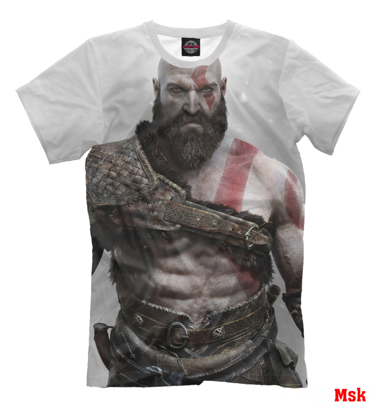 Мужская Футболка Kratos, артикул: RPG-997869-fut-2