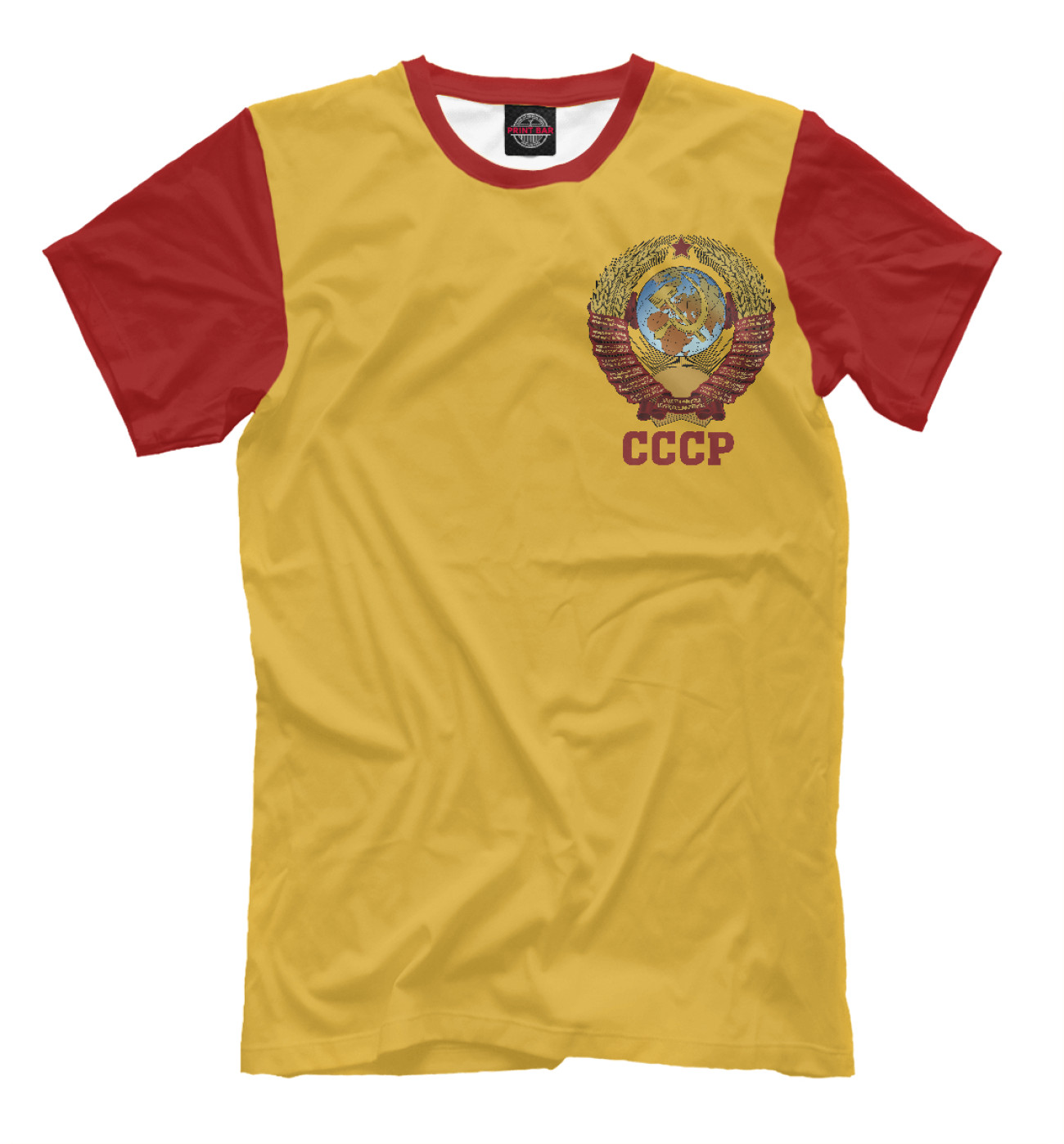Мужская Футболка Символ СССР на груди, артикул: SSS-766426-fut-2