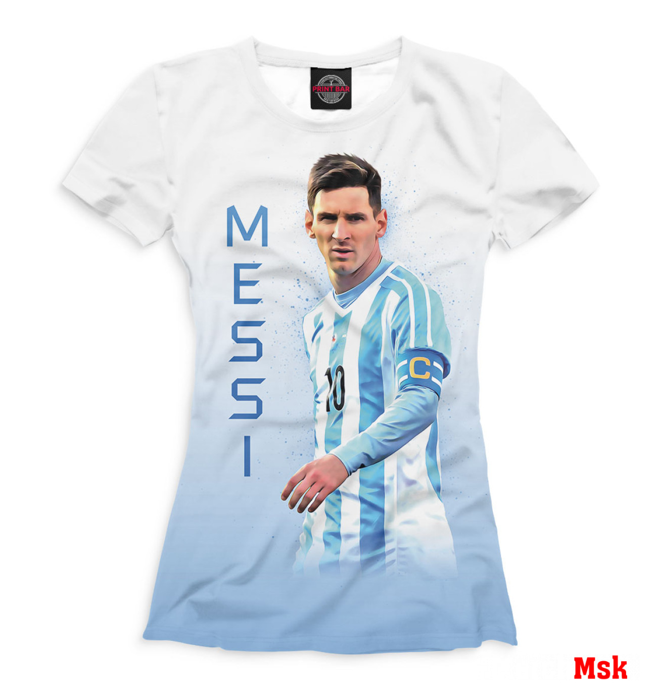 Женская Футболка Lionel Messi, артикул: FLT-971474-fut-1
