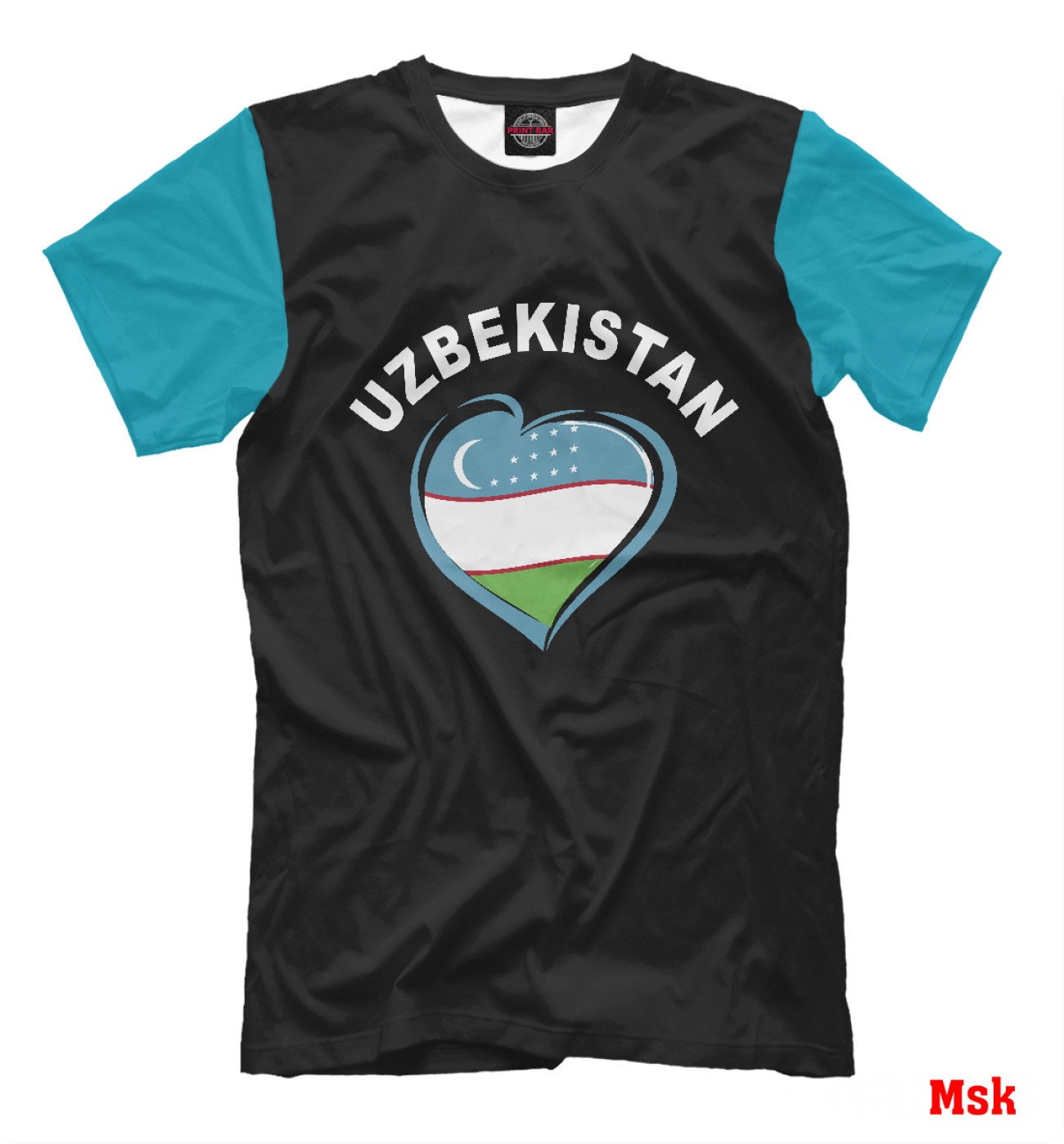Мужская Футболка Узбекистан, артикул: UZB-352299-fut-2