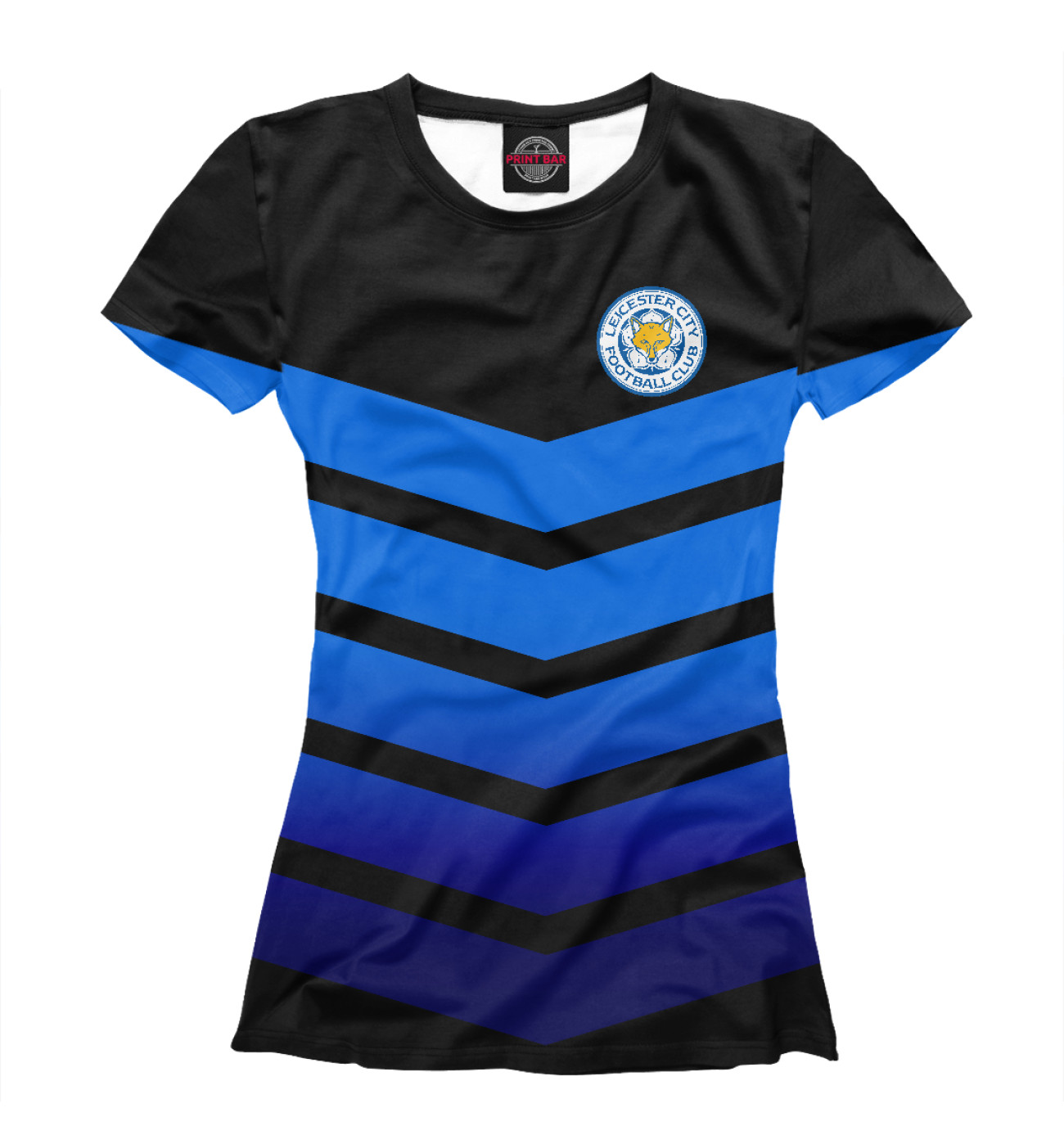 Женская Футболка Leicester City FC, артикул: FTO-818315-fut-1