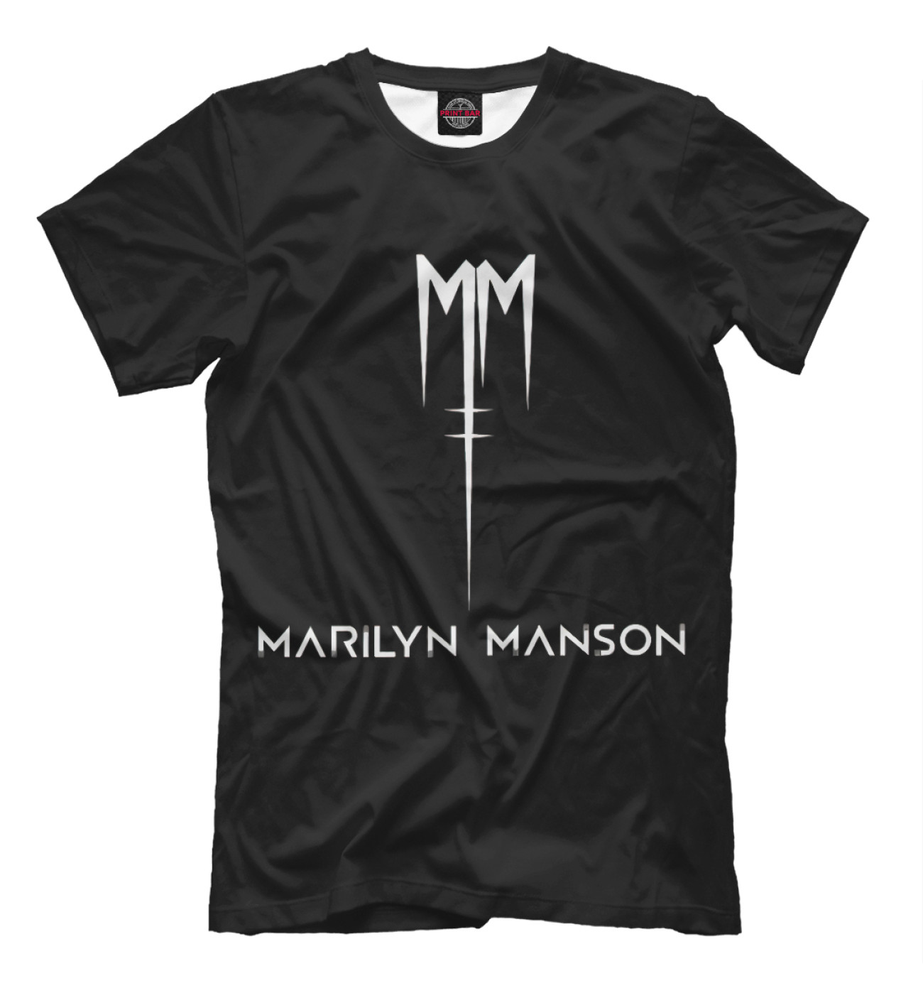 Мужская Футболка Marilyn Manson, артикул: MRM-127008-fut-2