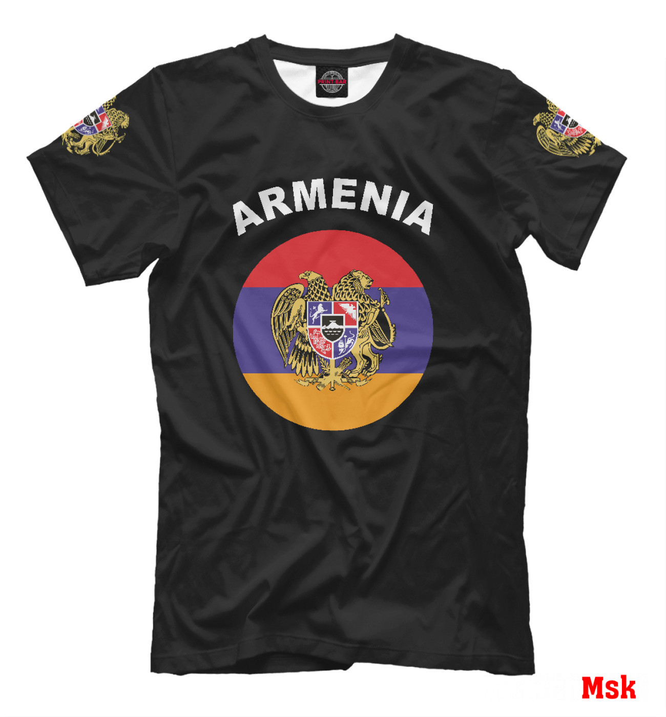 Мужская Футболка Армения, артикул: AMN-148979-fut-2